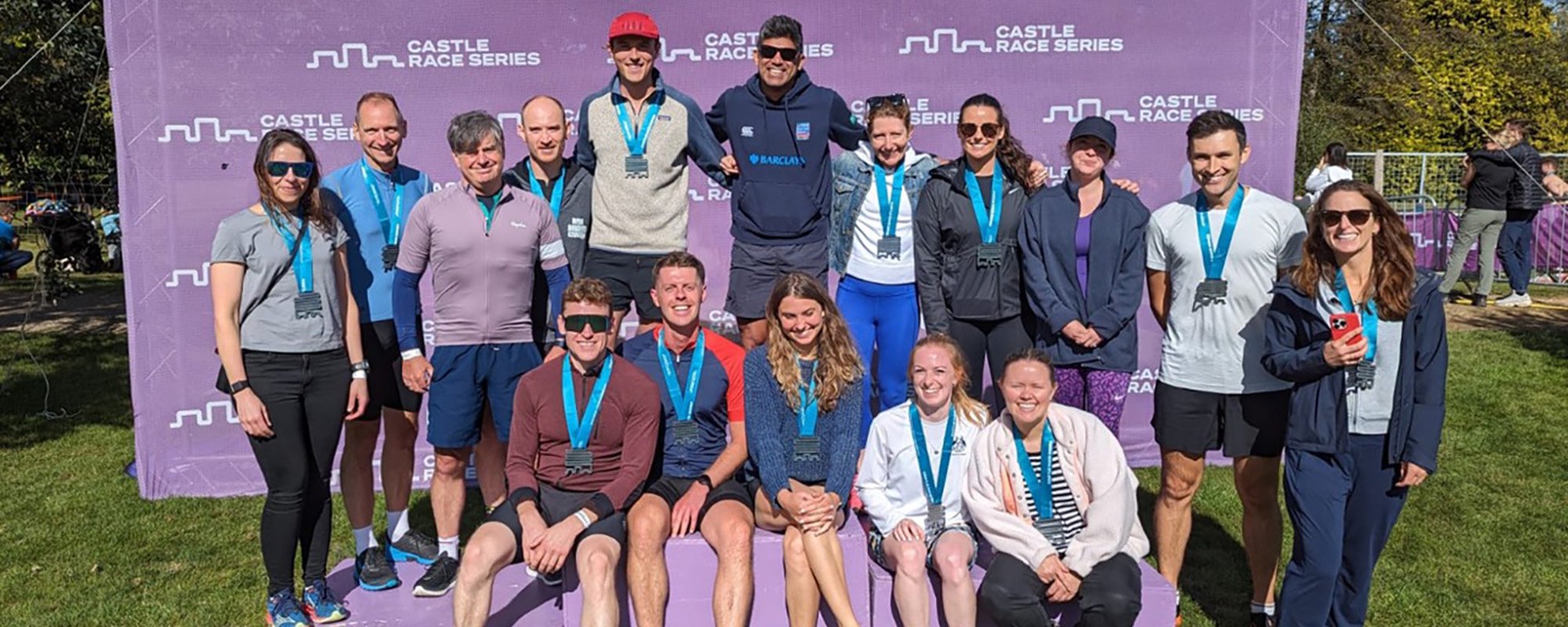 Lightsource bp team members at Hever Castle