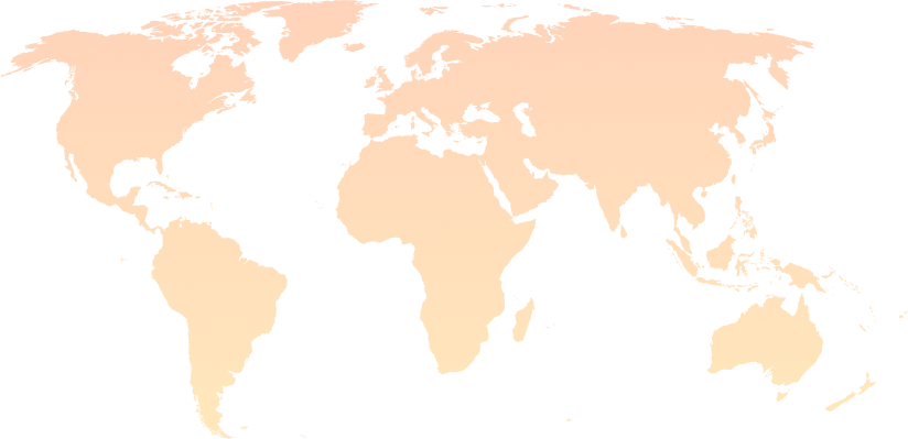 A map of the world, showing all continents and major landmasses.