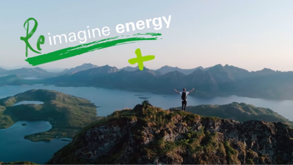 Image promoting renewable energy with the text 